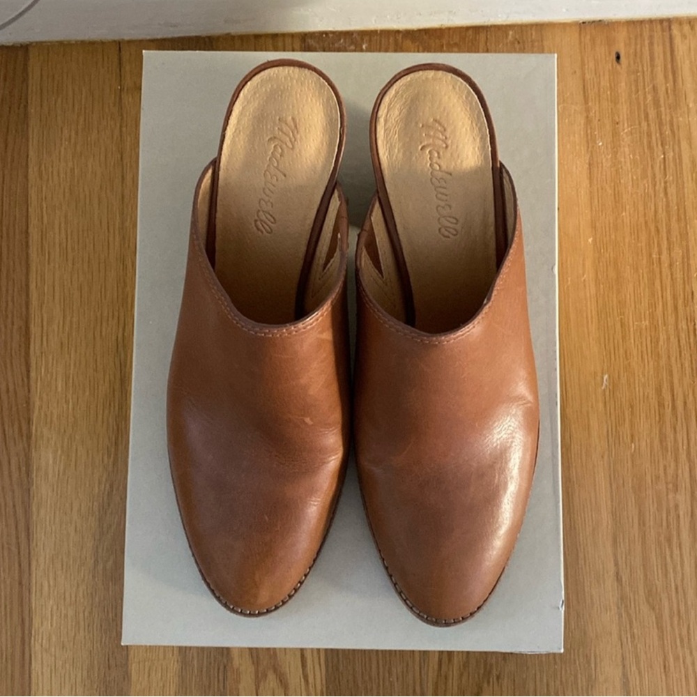 Madewell Women's Brown Leather Mules